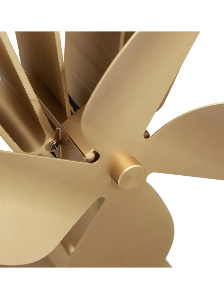 relaxdays Gartendekoration<Ofenventilator in Bronze