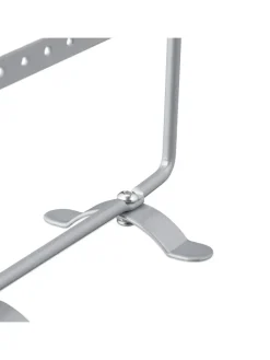relaxdays Schmuckkästen<Ohrringhalter in Silber - (B)16,5 x (H)30,5 x (T)6,5 cm