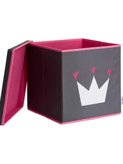 STORE IT Kisten & Körbe<Ordnungsbox in Grau/ Pink - (B)33 x (H)33 x (T)33 cm