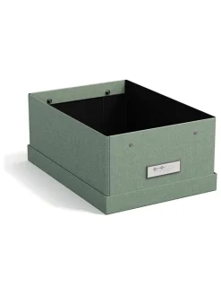BigsoBox Kisten & Körbe<Ordnungsbox in Grün - (B)22,5 x (H)13,5 x (T)31,5 cm