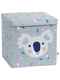 STORE IT Kisten & Körbe<Ordnungsbox "Koala" in Grau - (B)33 x (H)33 x (T)33 cm
