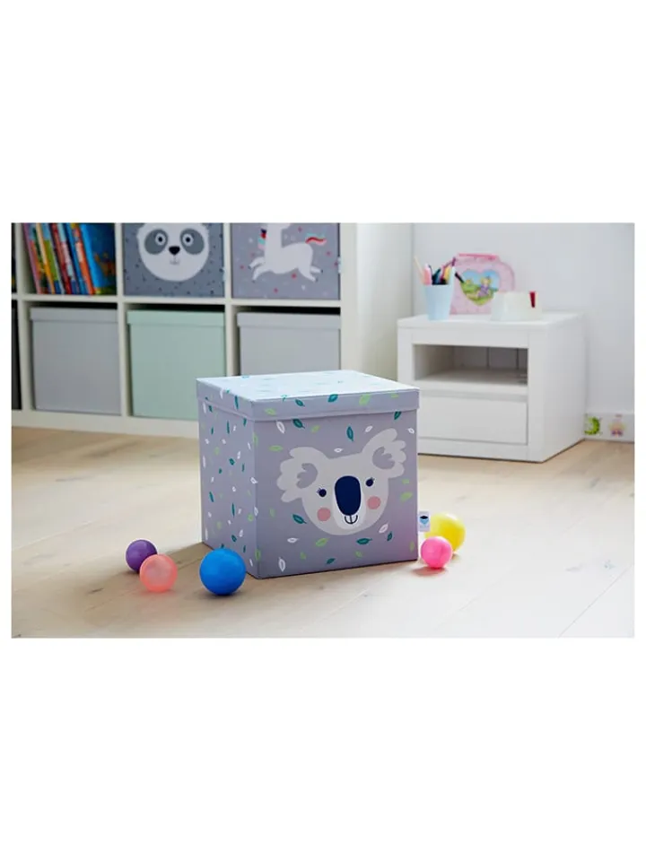 STORE IT Kisten & Körbe<Ordnungsbox "Koala" in Grau - (B)33 x (H)33 x (T)33 cm
