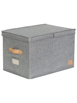STORE IT Kisten & Körbe<Ordnungsbox "Premium" in Grau - (B)33 x (H)50 x (T)32 cm
