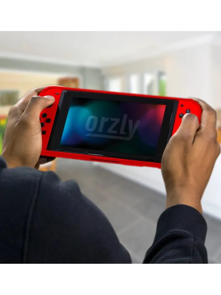 COFI 1453 Tablets, Konsolen & Elektronisches Spielzeug<Orzly Schutzhülle aus stoßfestem TPU kompatibel mit Nintendo in Rot