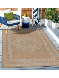 Melius Vivere Outdoorteppiche<Outdoor Teppich DHAKA Beige
