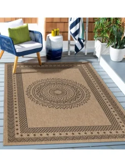 Melius Vivere Outdoorteppiche<Outdoor Teppich DHAKA Schwarz