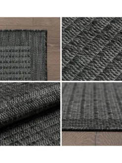 Melius Vivere Outdoorteppiche<Outdoor Teppich GIZA Schwarz