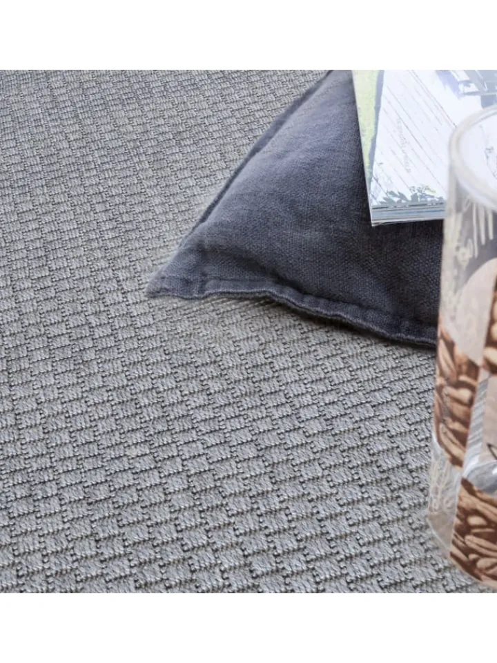 KADIMA DESIGN Outdoorteppiche<Outdoor Teppich Natur Balkon, Terrasse in Grau