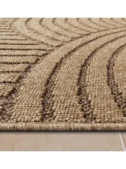 KADIMA DESIGN Outdoorteppiche<Outdoor Teppich Natur Balkon, Terrasse in Beige