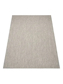 KADIMA DESIGN Outdoorteppiche<Outdoor Teppich Natur Balkon, Terrasse in Grau