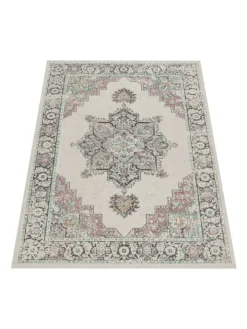 KADIMA DESIGN Outdoorteppiche<Outdoor Teppich Orientalisch Vintage Balkon, Terrasse in Creme