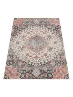 KADIMA DESIGN Outdoorteppiche<Outdoor Teppich Orientalisch Vintage Balkon, Terrasse in Grau