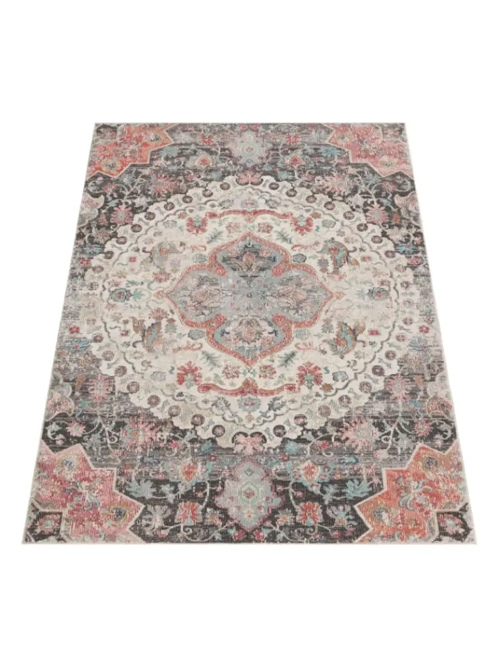 KADIMA DESIGN Outdoorteppiche<Outdoor Teppich Orientalisch Vintage Balkon, Terrasse in Grau