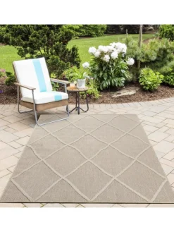Melius Vivere Outdoorteppiche<Outdoor Teppich PATARA Beige