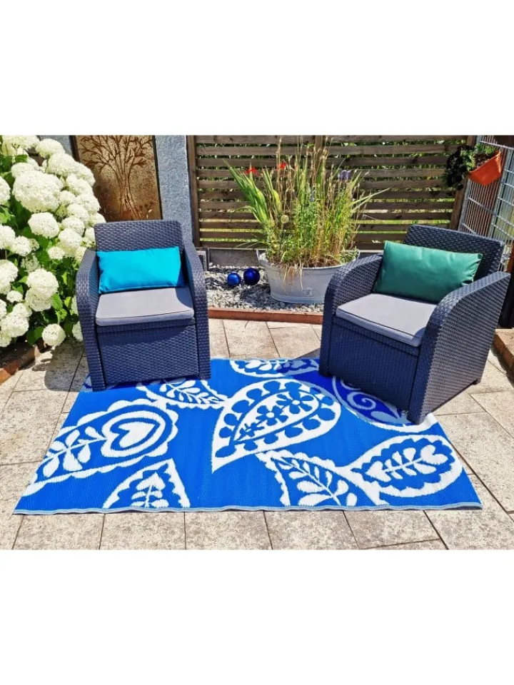 JACK Outdoorteppiche<Outdoor Teppich 120x180cm In- & Outdoor in Paisley Blau