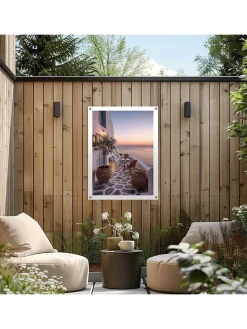 Orangewallz Wanddekoration<Outdoor-Kunstdruck " Mediterranean Sunset"
