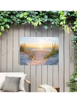 Orangewallz Wanddekoration<Outdoor-Kunstdruck "Evening Dunes"