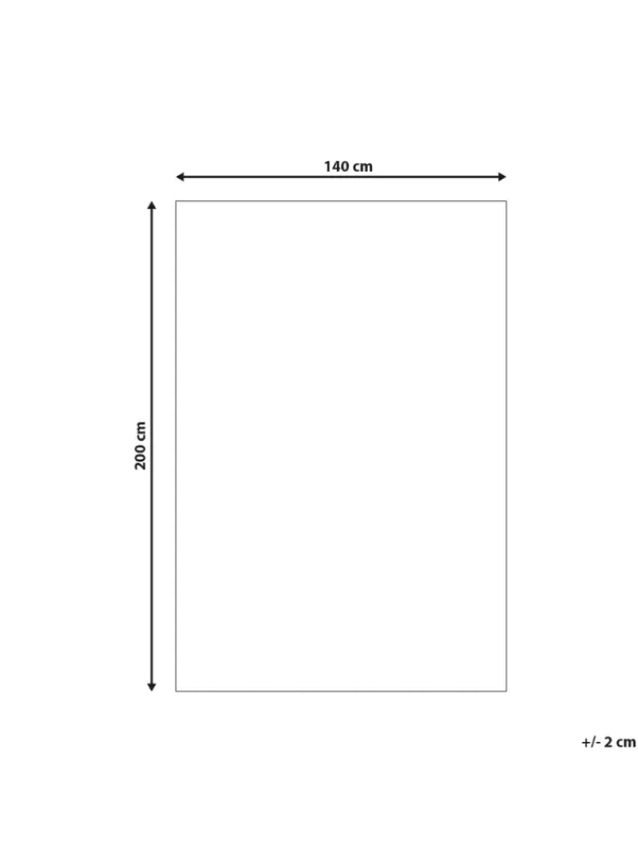 Beliani Outdoorteppiche<Outdoorteppich AKYAR in Rosa - (W) 140 x (H) 1 x (L) 200 cm