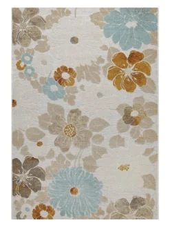 Wecon Home Outdoorteppiche<Outdoorteppich Beach Flower in beige, hellblau, gelb