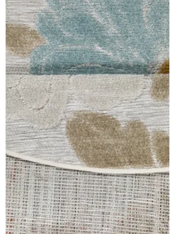 Wecon Home Outdoorteppiche<Outdoorteppich Beach Flower in beige, hellblau, gelb