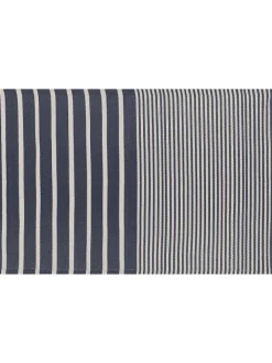 Beliani Outdoorteppiche<Outdoorteppich HALDIA in Blau/Weiß - (W) 120 x (H) 0.5 x (L) 180 cm