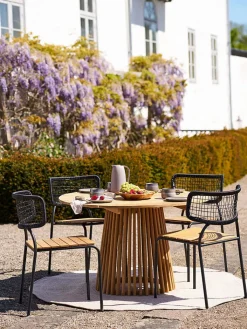 House Nordic Outdoorteppiche<Outdoor-Teppich in Beige - Ø 180 cm