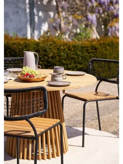 House Nordic Outdoorteppiche<Outdoor-Teppich in Beige - Ø 180 cm