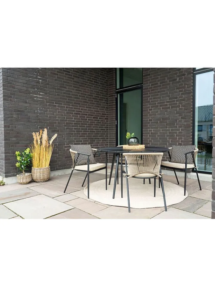 House Nordic Outdoorteppiche<Outdoor-Teppich in Beige - Ø 180 cm