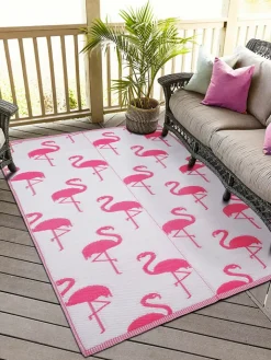 FLORIANE GARDEN Outdoorteppiche<Outdoor-Teppich in Pink/ Weiß
