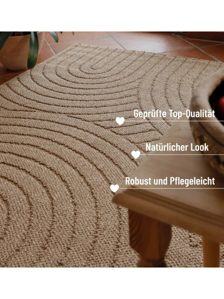 Wecon Home Outdoorteppiche<Outdoorteppich Monoq in natur