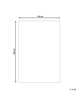 Beliani Outdoorteppiche<Outdoorteppich NAGPUR in Blau/Weiß - (W) 120 x (H) 0.5 x (L) 180 cm