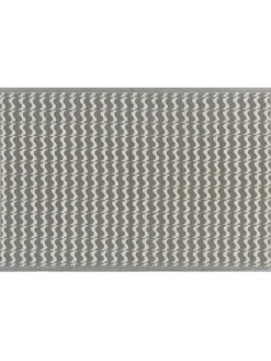Beliani Outdoorteppiche<Outdoorteppich TUMKUR in Grau/Weiß - (W) 120 x (H) 0.5 x (L) 180 cm