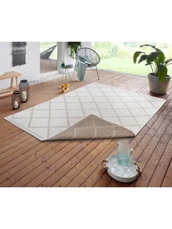 NORTHRUGS Outdoorteppiche<Outdoor-Wendeteppich "Corsica" in Creme/ Hellbraun