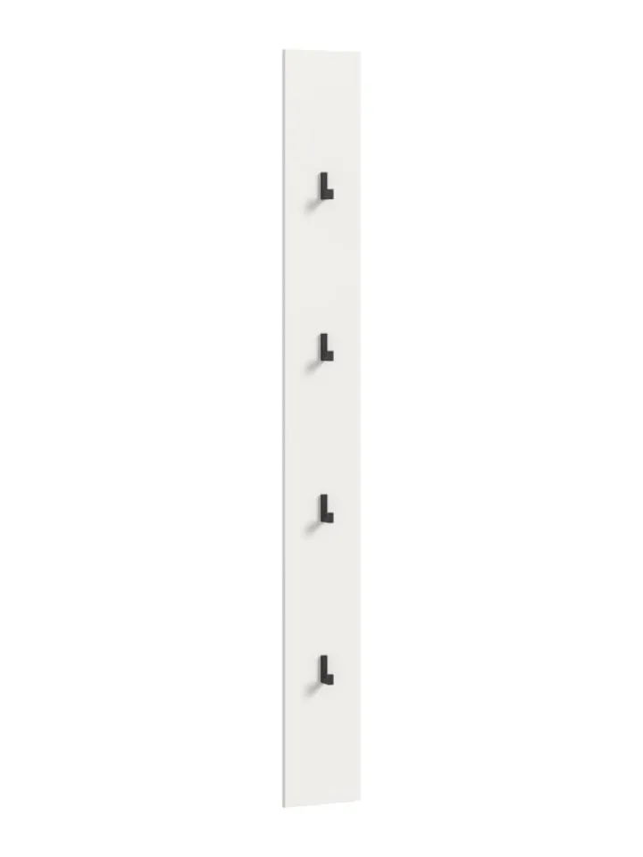 xonox.home Badezimmermöbel<Paneel in weiß Melamin/weiß Melamin - (B) 16 x (H) 150 x (T) 6