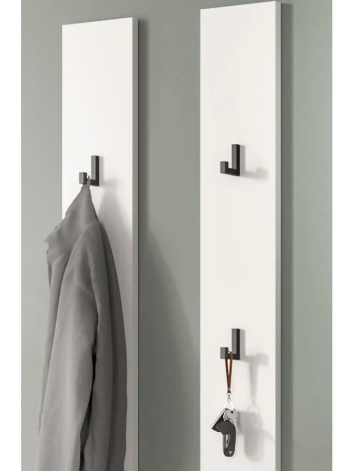 xonox.home Badezimmermöbel<Paneel in weiß Melamin/weiß Melamin - (B) 16 x (H) 150 x (T) 6