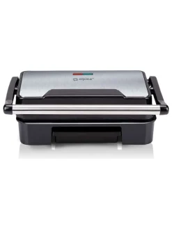 Alpina Küchenelektronik<Paninimaker in Silber/ Schwarz