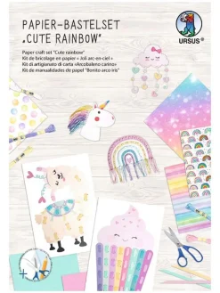 URSUS Partyzubehör & -Dekoration<Papier-Bastelset "Cute Rainbow" in Bunt