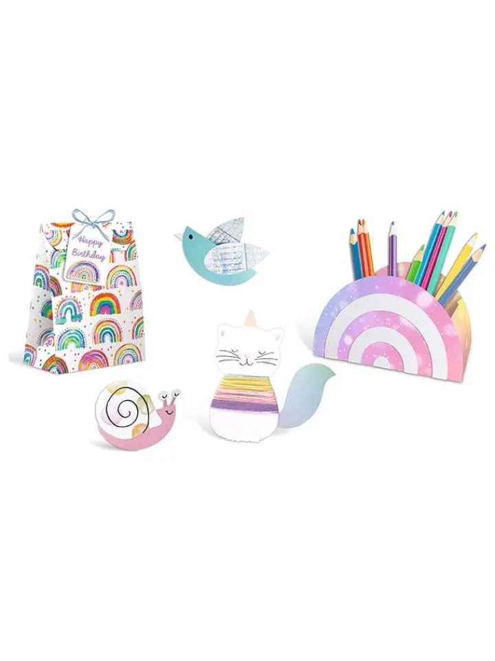 URSUS Partyzubehör & -Dekoration<Papier-Bastelset "Cute Rainbow" in Bunt