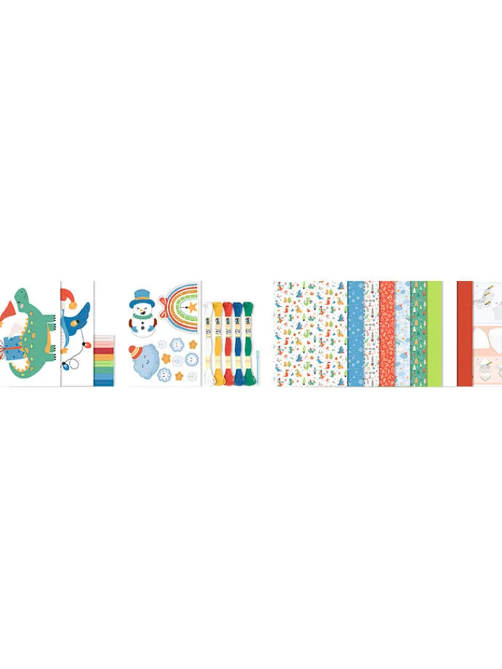 URSUS Partyzubehör & -Dekoration<Papier-Bastelset "Winter holidays" in Bunt