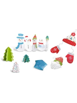 URSUS Partyzubehör & -Dekoration<Papier-Bastelset "Winter holidays" in Bunt