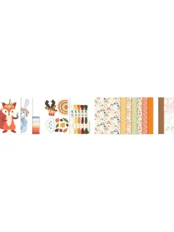 URSUS Partyzubehör & -Dekoration<Papier-Bastelset "Woodland friends" in Bunt