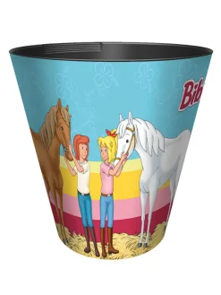Geda Labels Mülleimer<Papierkorb Bibi und Tina in Blau - 10 Liter