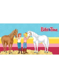 Geda Labels Mülleimer<Papierkorb Bibi und Tina in Blau - 10 Liter