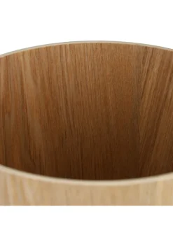 relaxdays Mülleimer<Papierkorb "Holz" in Natur - 7,5 L