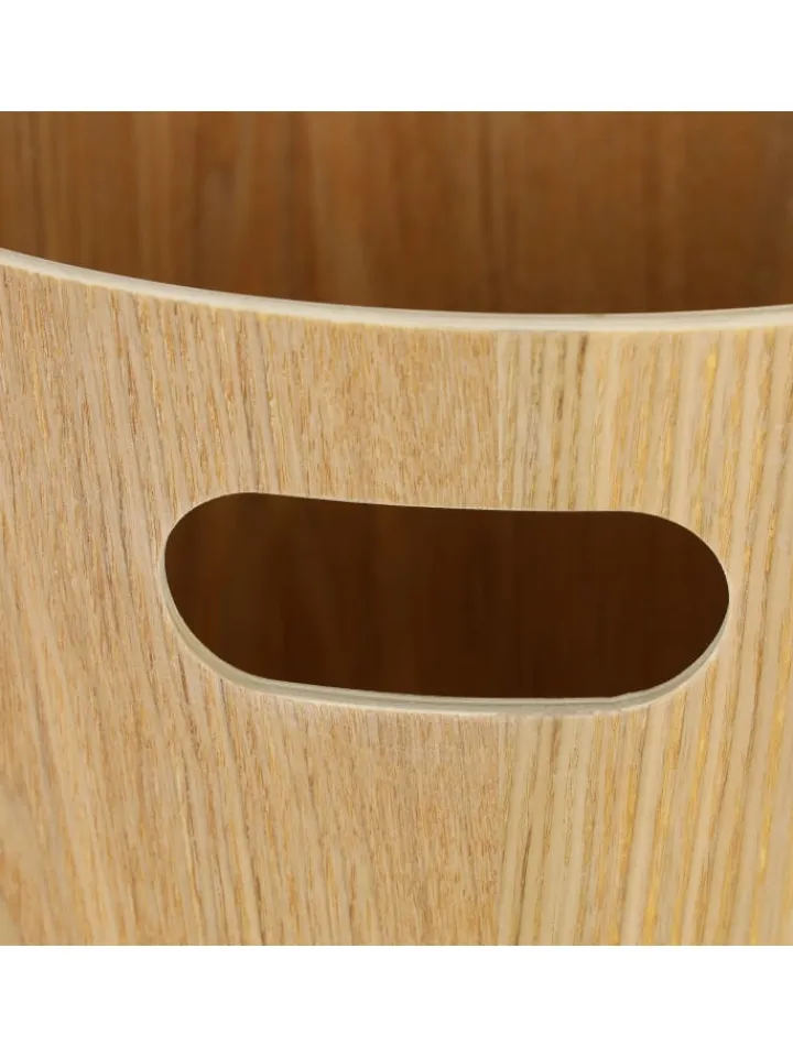 relaxdays Mülleimer<Papierkorb "Holz" in Natur - 7,5 L