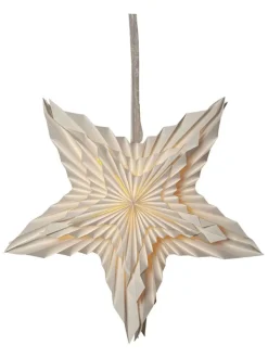 STAR Trading Lichterketten & Deko-Leuchten<Papierstern in Weiß - Ø 50 cm