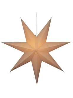 STAR Trading Lichterketten & Deko-Leuchten<Papierstern "Plain" in Beige - Ø 90 cm