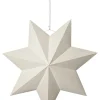 STAR Trading Lichterketten & Deko-Leuchten<Papierstern "Polar" in Weiß - Ø 55 cm