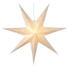 STAR Trading Lichterketten & Deko-Leuchten<Papierstern "Sensy Star 70" in Creme - Ø 70 cm