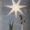 STAR Trading Lichterketten & Deko-Leuchten<Papierstern "Sensy Star" in Creme - Ø 70 cm